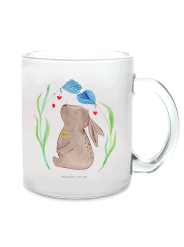 Mr. & Mrs. Panda Teetasse Hase Blume ohne Spruch in Transparent