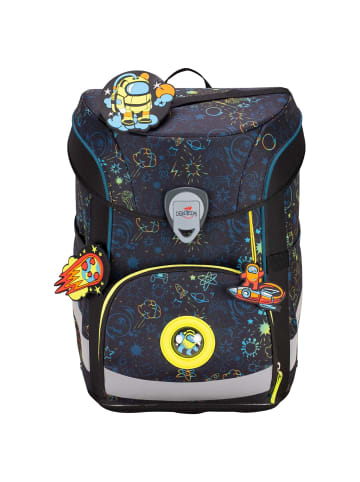 DerDieDas ErgoFlex Easy Exclusive LED - Schulranzen Set 5 tlg. 950g (Dancing Star) in Crazy