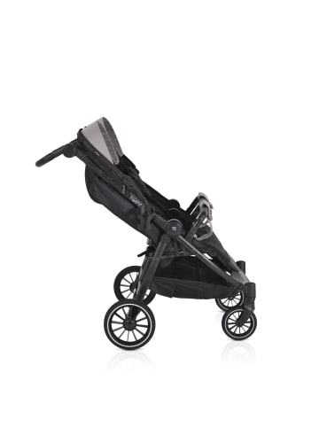 Moni Zwillingskinderwagen TwinGo in schwarz