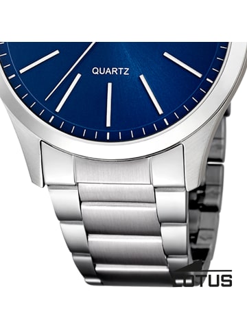 Lotus Analog-Armbanduhr Lotus Minimalist silber groß (ca. 42mm)