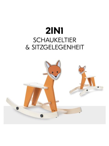 Hauck 2in1 Schaukeltier Rock N Swing (umbaubar in orange,beige