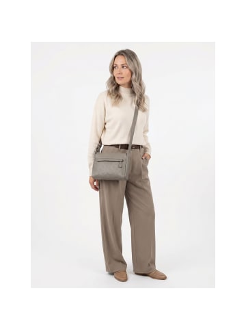 VLD VOi Leather Design Hirsch Bine Umhängetasche Leder 22 cm sand