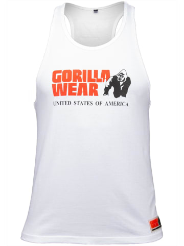 Gorilla Wear Muskelshirt - Classic - Weiß