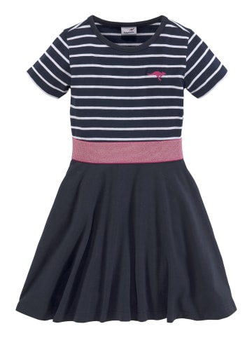 Kangaroos Jerseykleid in marine-gestreift