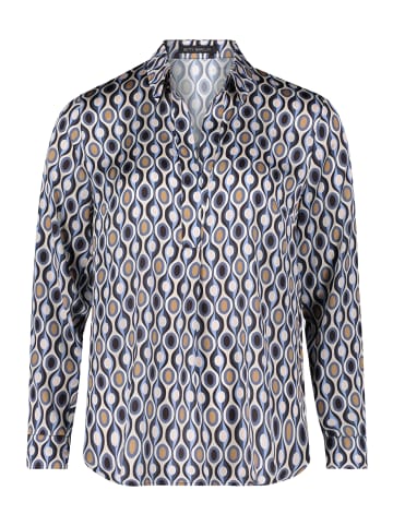 Betty Barclay Longbluse langarm in Weiß/Blau