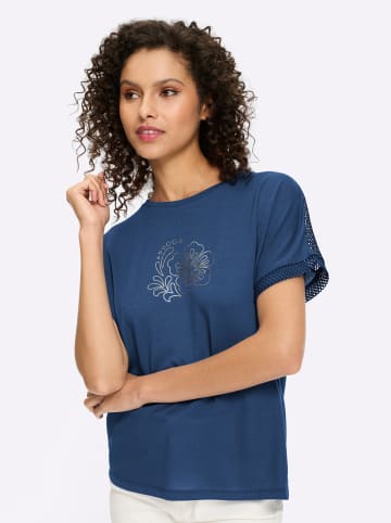 Heine Kurzarmshirt in jeansblau