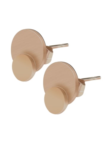 Adeliás Damen Ohrringe – Ohrstecker aus Edelstahl in gold