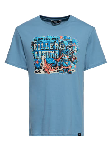 King Kerosin King Kerosin Print T-Shirt Killer Kahuna in blau