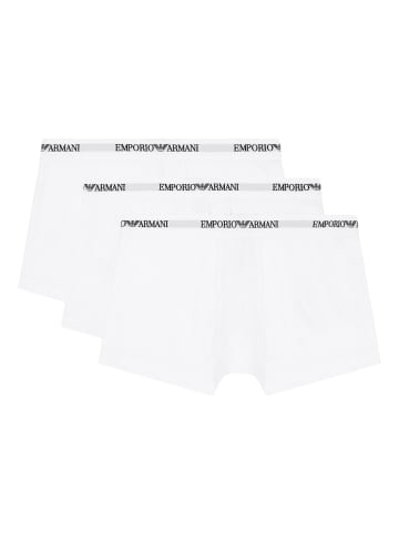 Emporio Armani 3er Pack Trunk in Weiß