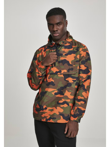 Urban Classics Windbreaker in neonorange camo