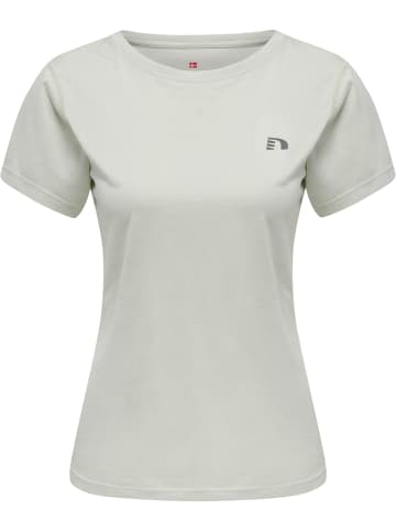 Newline Newline T-Shirt Women Statement Laufen Damen Schnelltrocknend in OYSTER MUSHROOM MELANGE