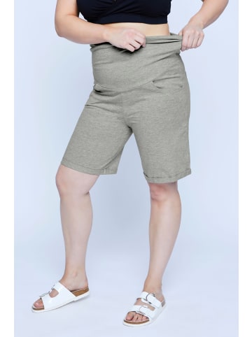 Ulla Popken Shorts in grau melange