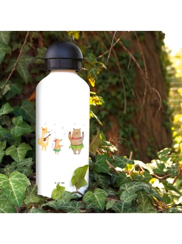 Mr. & Mrs. Panda Kindertrinkflasche Waldtiere Aloha ohne Spruch in Weiß