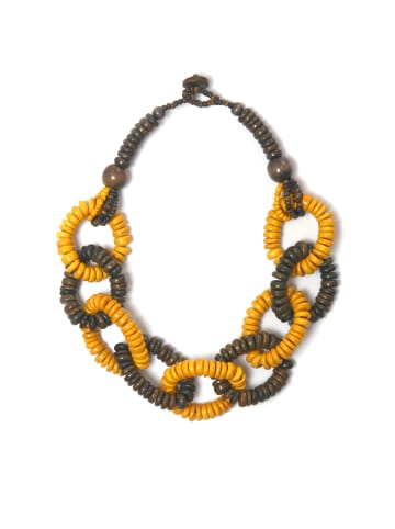 collezione alessandro Kurze Kette " Dana " in khaki