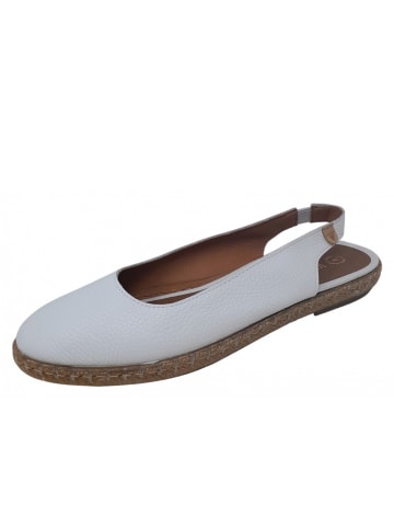 Verbenas Slingpumps Kiara in Weiß