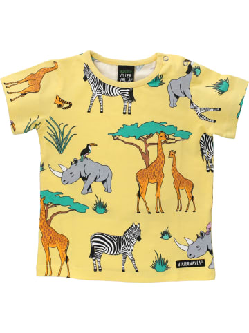 Villervalla T-shirts Safari in gelb