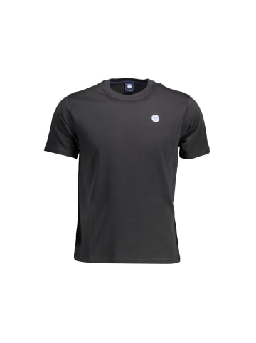 North Sails Schwarzes Baumwoll-T-Shirt