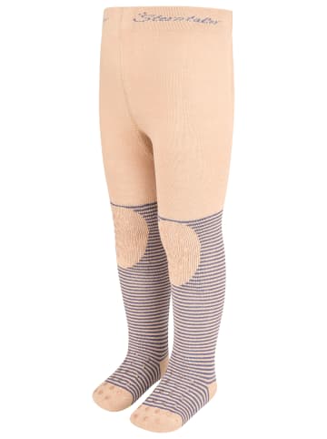 Sterntaler Krabbelstrumpfhose Krokodil in taupe