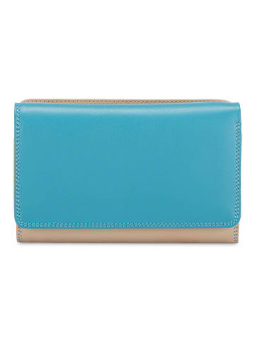 MYWALIT Geldbörse Leder 14 cm sardinia
