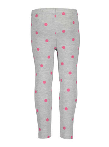 Blue Seven 2er Set Leggings für Mädchen in Dk Blau Aop + Nebel Mel Aop