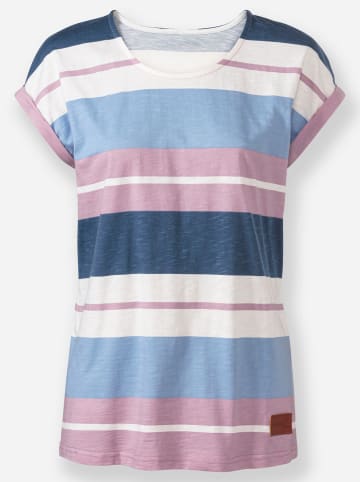 WITT WEIDEN Print-Shirt in mauve-dunkelblau-geringelt