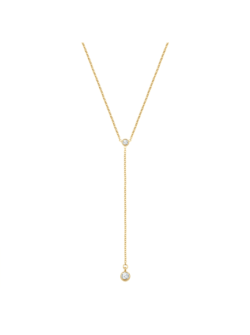 Eastside NY Kette aus Edelstahl mit Zirkonia in gelbgold