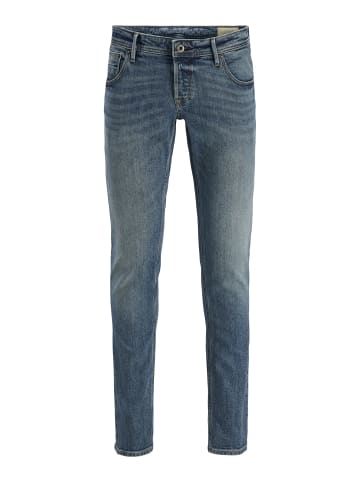 Jack & Jones Slim Fit Jeans Hose Low Rise Stretch Denim Pants JJIGLENN in Dunkelblau