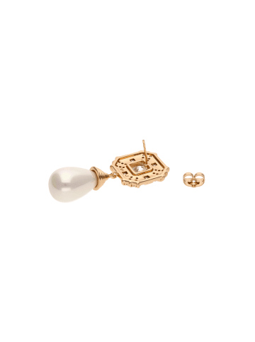 NAEMI Women Earrings in Rose Gold White