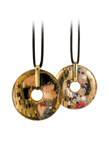 Goebel Halskette " Gustav Klimt - Der Kuss " in bunt