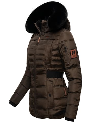 Navahoo Winterjacke Melikaa in Chocolate