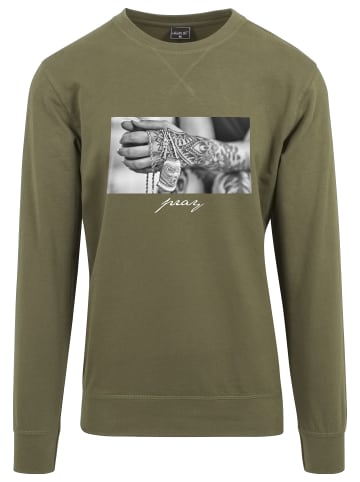 Mister Tee Sweater in olive