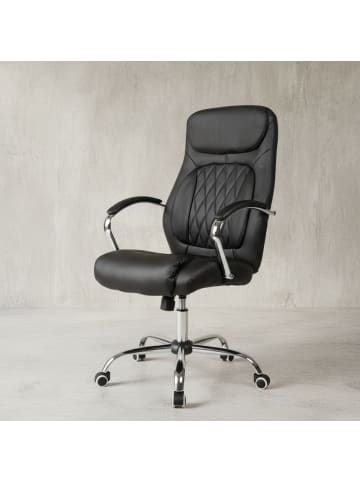 KADIMA DESIGN Schreibtischstuhl Bezug Kunstleder Bürodrehstuhl bis 120 kg