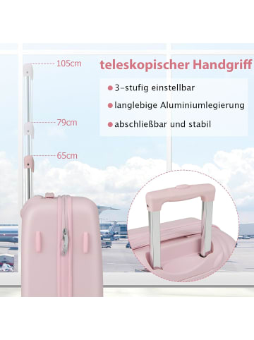 COSTWAY 20" Handgepäck in Rosa