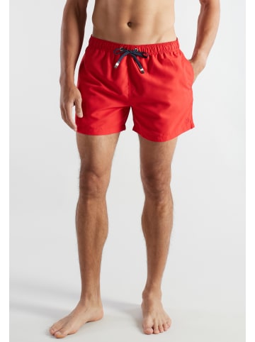 Bugatti Badeshorts Amalfi in rot-mittel-uni