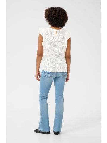 Cream Ärmellose Bluse CRYsa Regular fit in Snow White