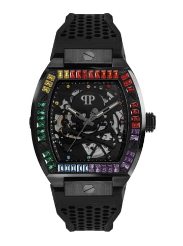 Philipp Plein Automatikuhr The $keleton Schwarz in schwarz