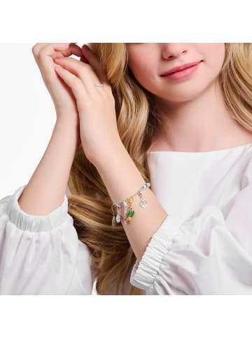 Thomas Sabo Charm-Anhänger Kleeblatt in silber