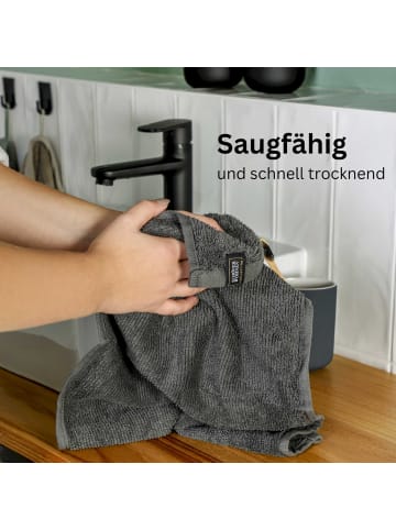 Schöner Wohnen Kollektion Handtuch Set SENSE in Anthrazit