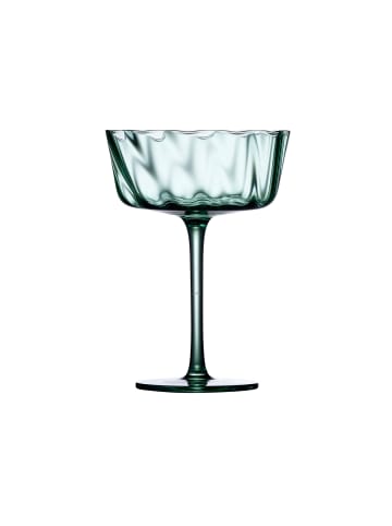 Lyngby Glas Champagner-Schale Vienna in Grün