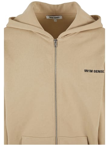 9N1M SENSE 9N1M SENSE Unisex Sense Essential Zip Hoody in softmocca