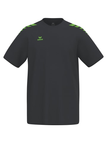 erima Unisex Erwachsene, Erwachsene T-Shirt in schwarz/green gecko