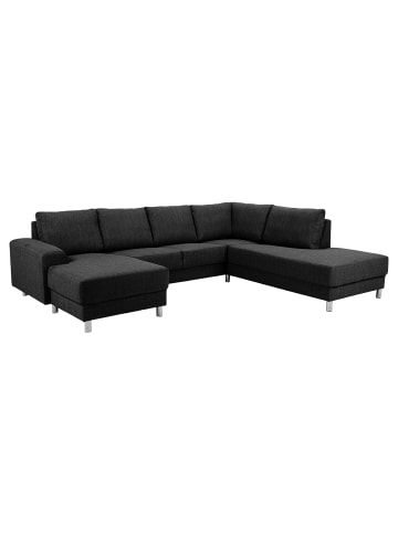 ebuy24 Ecksofa Calverton Grau 287 x 221 cm