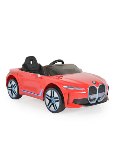 Moni Kinder Elektroauto BMW i4 MP3 in rot