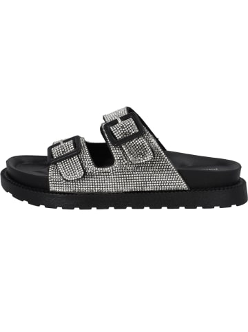 Palado Plateau-Pantoletten Irisa in Silber Strass
