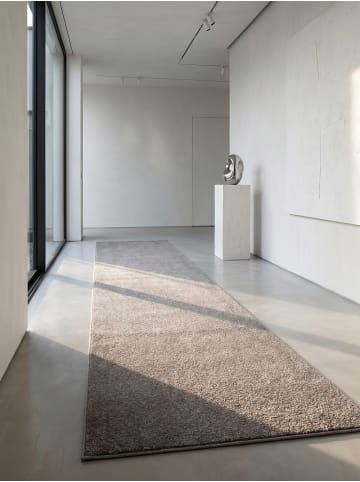 KADIMA DESIGN Teppich Kurzflor Waschbar Einfarbig MAIN Strapazierfähig OEKO-TEX in Beige
