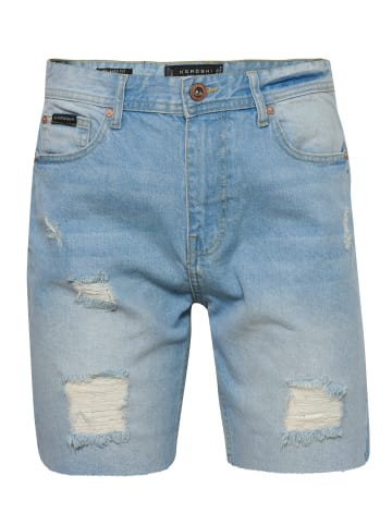 KOROSHI Bermuda Denim Comfort Fit in blau