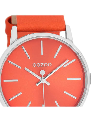 Oozoo Analog-Armbanduhr Oozoo Timepieces orange mittel (ca. 36mm)
