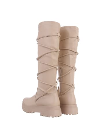 Ital-Design Stiefel in Beige