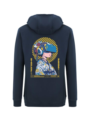OLDSKULL Sweatjacke Asian Virtual Logo Graphic in Navy Blue