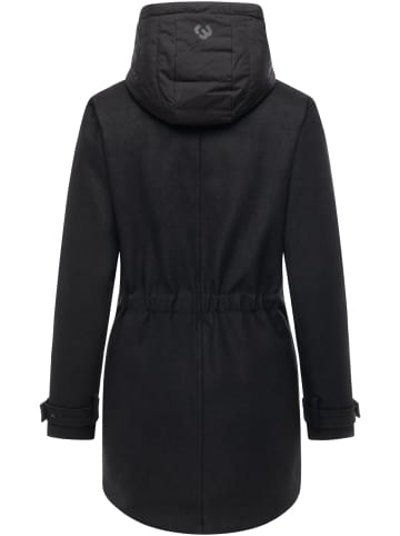 ragwear Wintermantel Petuja Felt YOUMODO in Black